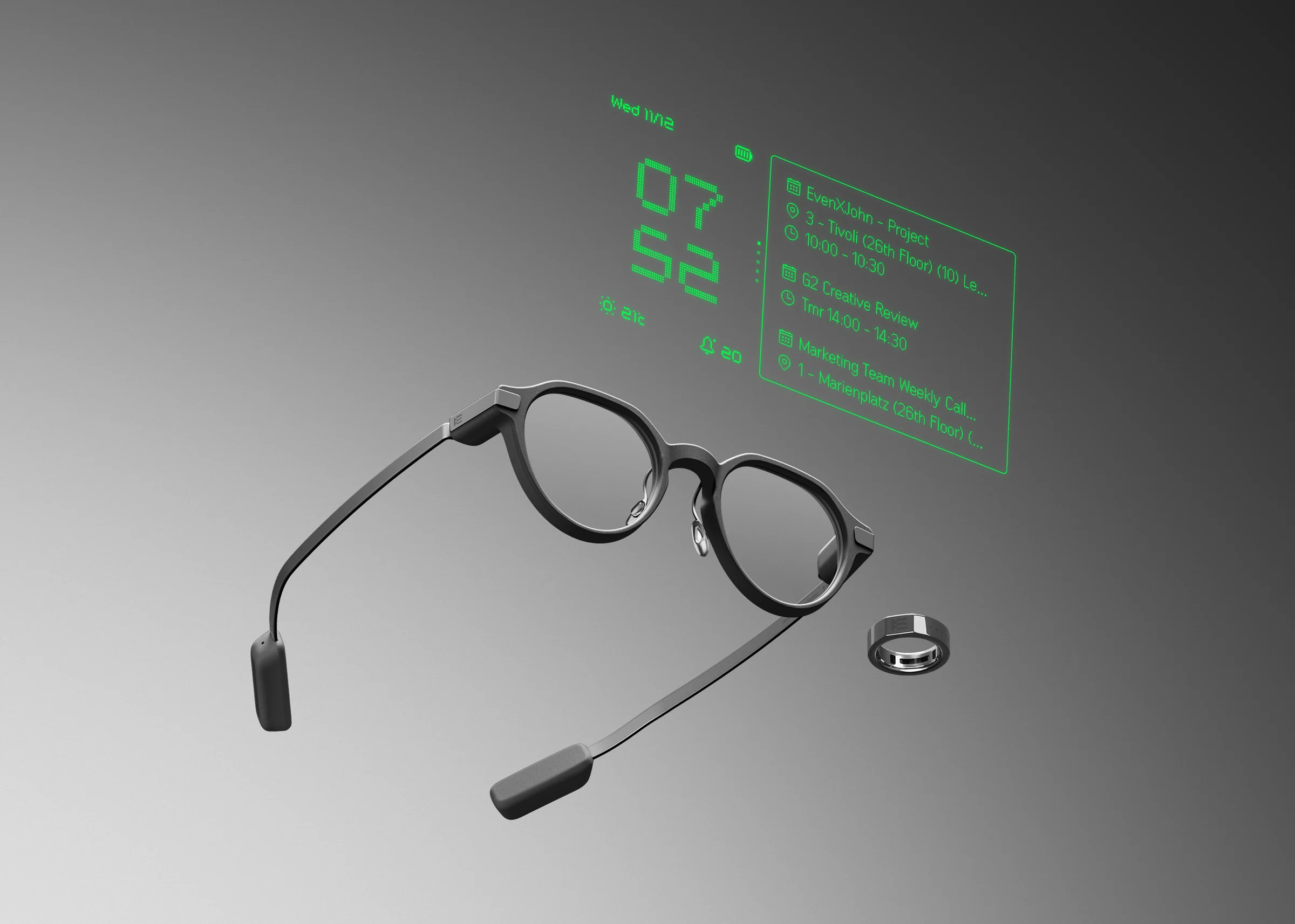 Even G2 smart glasses — original imagery by Even Realities