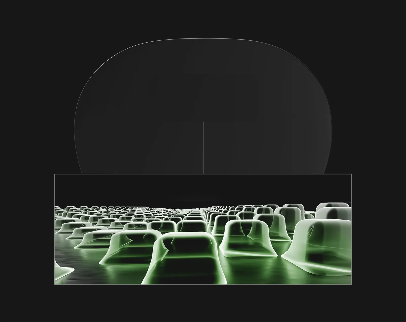 Reticoli a gradini finissimi nella guida d’onda dell’Even G2, immagine al microscopio (immagine originale Even Realities)