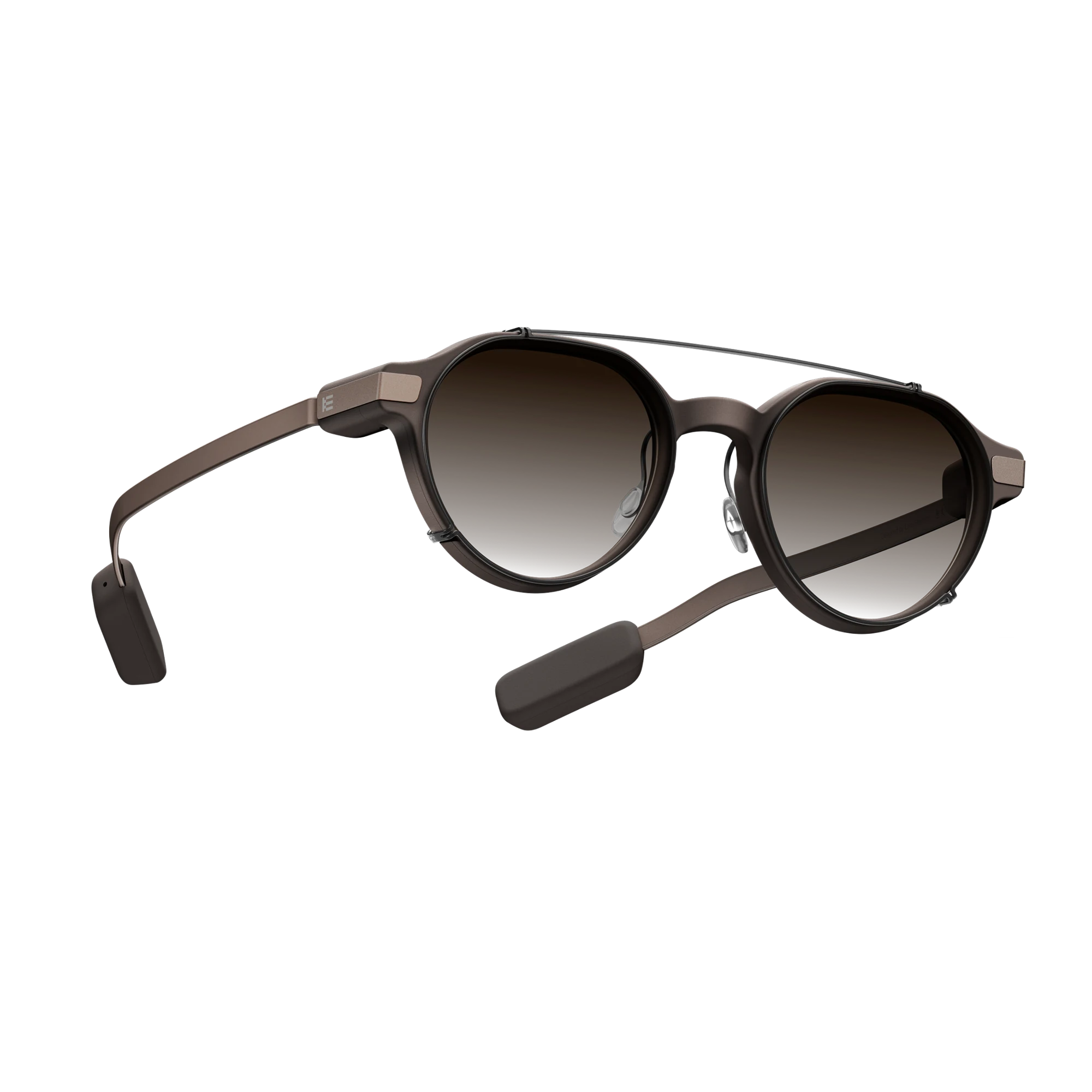 Mit magnetischem Sonnen-Clip · Brown
